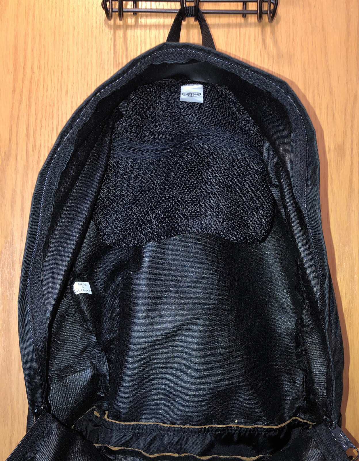 EASTPAK Nylon with Leather Bottom Adjustable Backpack… Gem