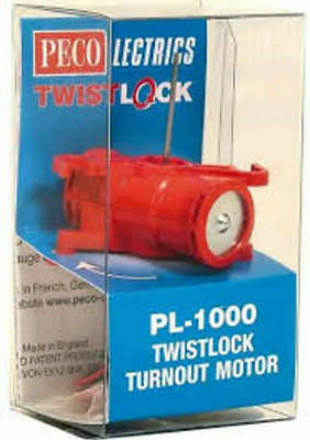 Peco PL-1000 ~ New 2026 ~ TwistLock Lectrics Point Turnout Motor Machine