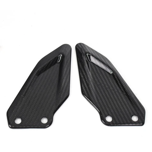 Rear Carbon Fiber Heel Guard Fairing Foot Peg Plates Fit For BMW S1000RR 19-24 - Picture 11 of 12