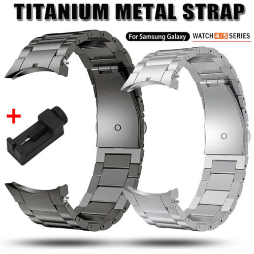 Titanium Metal Band Strap For Samsung Galaxy Watch 7 5 6 Classic 40/44mm 43/47mm