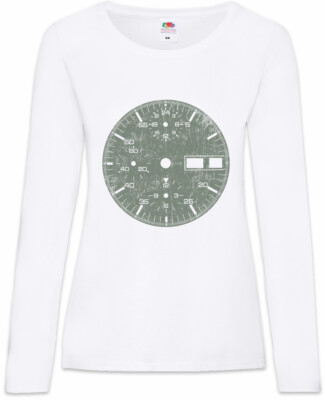 Clock-Face I II Damen Langarm T-Shirt Technology Mechanic Clock Watch