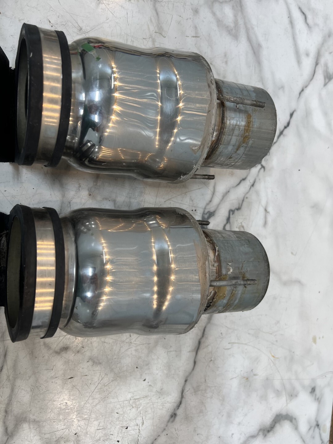 MerCruiser 7.4 L 454 Boat engine transom exit switchable exhaust pipes