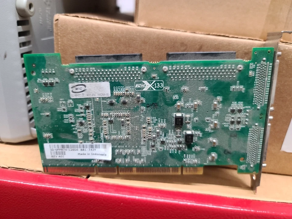 - DELL Adaptec Dual Channel PCI-X SCSI Card ASC-39320A | 0FP874 | FP874 - Image 3 of 4