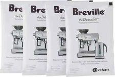 4 Packets - Genuine Breville Espresso Machine - The Descaler