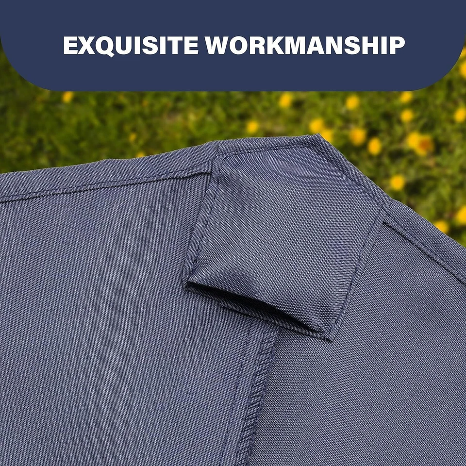 Paraguas de patio de aluminio de 9/10/7,5 pies con función de inclinación y manivela fresco verano Gidt Foto 2 de 4