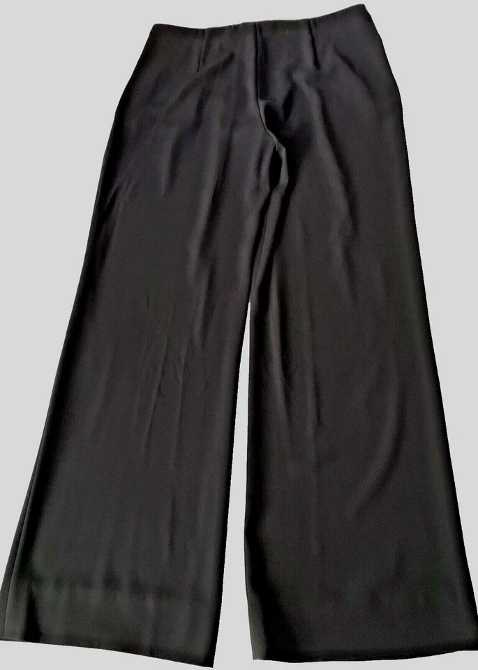 Emporio Armani Vtg Brand New Women's Wide Legs Pleated Gray Pants Sz 46 US 33