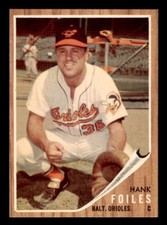 1962 Topps Baseball #112 Hank Foiles NM/MT (Green Tint)