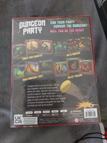 Forbidden Games Dungeon Party Role Playing Game(PRICE DROP - Picture 2 of 2