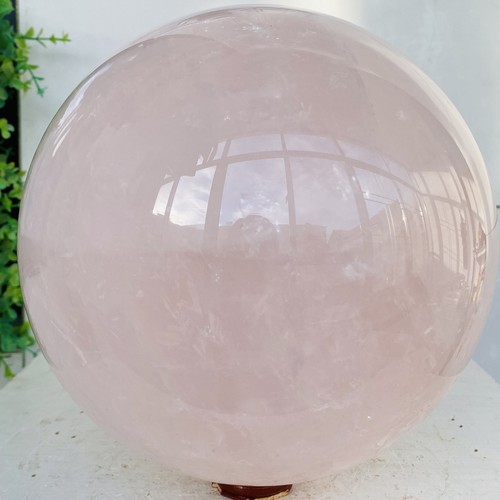 Natural Pink Rose Quartz Sphere Crystal Ball Reiki Healing 8940g - Picture 10 of 16