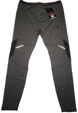 Spyder ProWeb Men's Base Layer Compression Pants Gray SPM738ESMSA Size XL $88