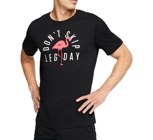 Nike Men's Graphic Dri-FIT 'Leg Day' Shirt (Black) Size XX-Large CQ6564-010  | eBay