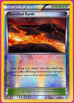 Pokémon TCG Scorched Earth Primal Clash 138/160 Reverse Holo Uncommon LP 2015