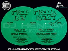 Freak Beat DHC SLIP BLADEZ scratch Dj Slipmats sl1200mk2 mk5 m3d m5g technic lab