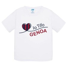 T-Shirt bambino Io tifo Genoa idea regalo maglietta tshirt