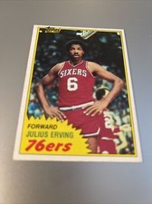 1981 TOPPS BASKETBALL #30 JULIUS ERVING DR J - NICE