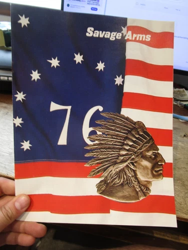 1976 Savage Arms Catalog Rifle Shotgun Gun Pump Double Barrel Bolt Action Fire