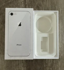 Apple iPhone 8 Silver White Box 64GB Retail Empty Box Only 