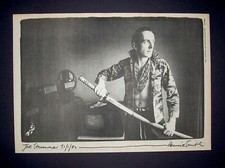 Joe Strummer (The Clash Combat Rock Era) 1982 tipo póster foto retrato pin up