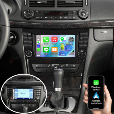 CarPlay Für Mercedes Benz E-Klass W211 2002-09 Autoradio Android 15 GPS Navi BT