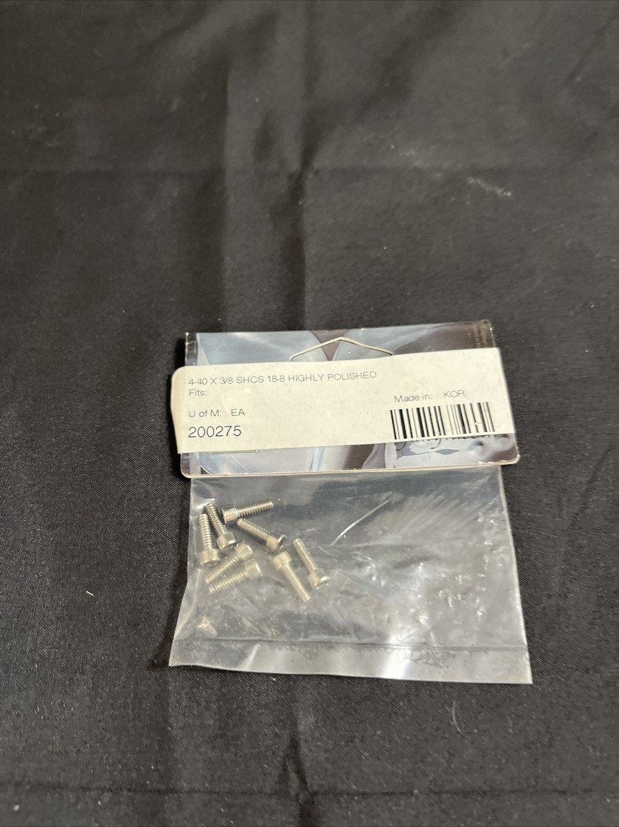 TA@12.69 8 Kuryakyn Harley Davidson 4-40 x 3/8