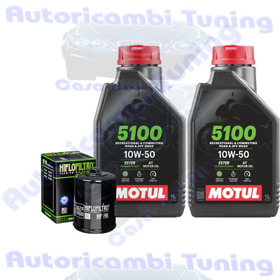 Ölwechsel-Kit Motul 5100 10W50 Für Polaris Side X Side 800 Ranger RZR 2013