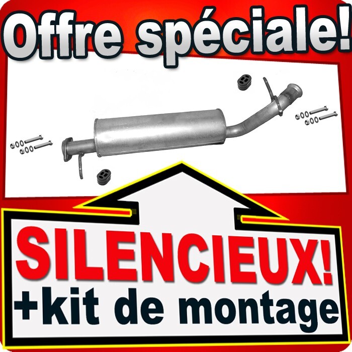 Silencieux intermédiaire Range Rover II réduction bruit et gaz