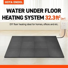 Hoyaondol hot water underfloor heating mat system Qtype 32.3sqft(3 square meter)
