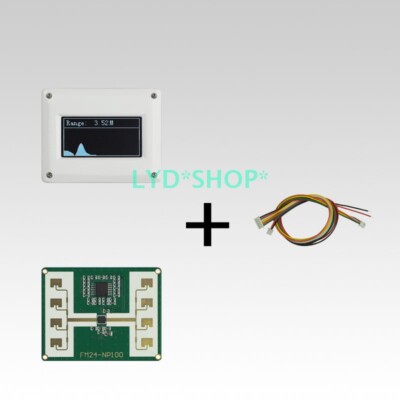 1pc New FM24-NP100 Microwave Ranging Radar With Display 24GHz