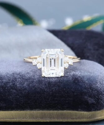 1,92 ct im Labor gezüchteter Diamant 14k Gelbgold E-F Farbe VVS1 VS1 IGI-zertifizierter Ring