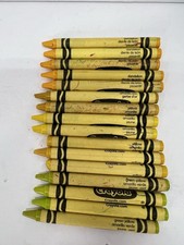 16 Crayola Crayon Yellow LOT Colors 5 dandelion Discontinued Retired 2017