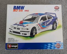 Burago BMW M3 GTR 1993 Made In Italy 55034 1:24 Metal Model Kit
