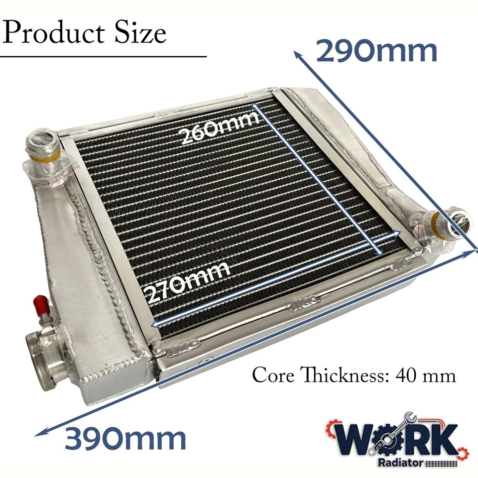 Radiator For 1959-1997 Austin Rover Mini Cooper 850/1000/1275 MT 2Row Aluminum - image 2 of 4