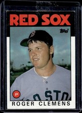 1986 Topps Roger Clemens #661 Red Sox
