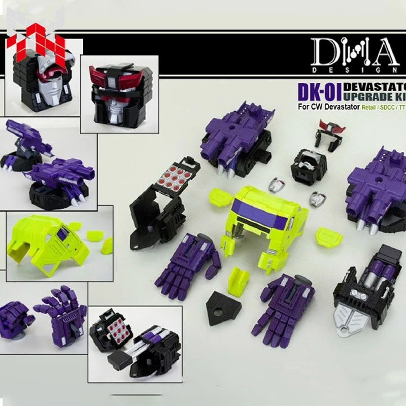 DNA Design DK-01 Upgrade Kits Accessories For IDW Devastator in stock Gift - Image 2 of 4