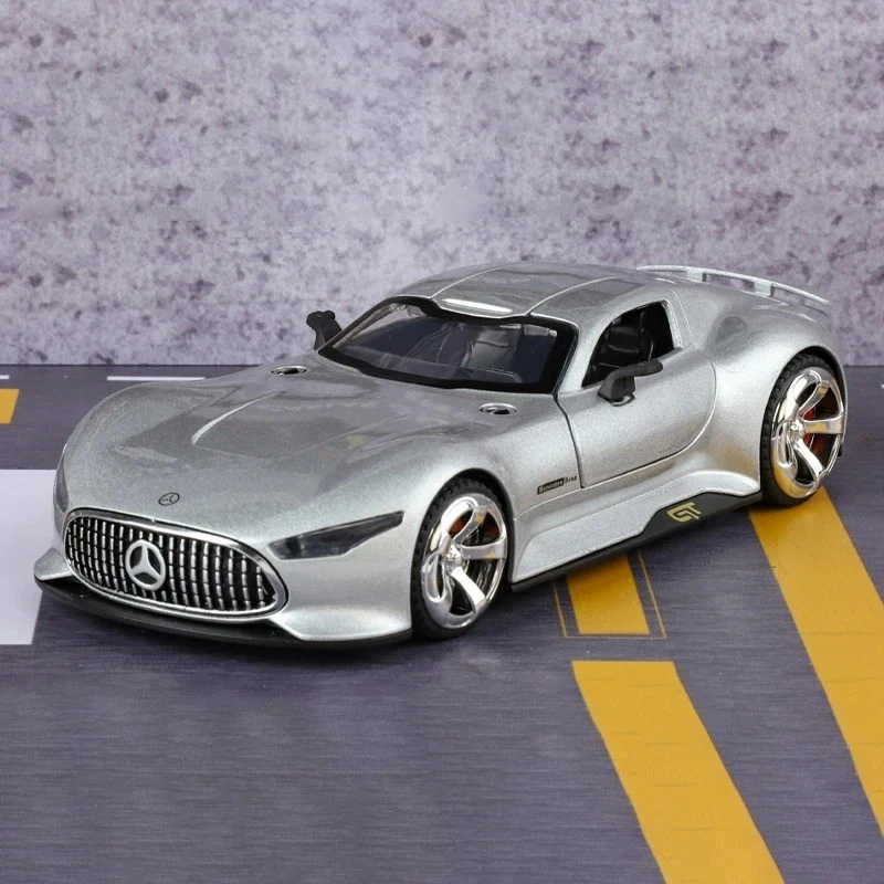 1:32 Mercedes-Benz AMG Vision GT Diecast Alloy Supercar Model - Sound Light Door - Image 2 of 4