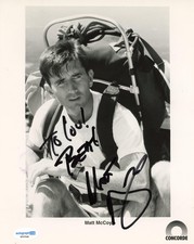 Matt McCoy "Police Academy 5" AUTOGRAPH Signed 8x10 Photo 'To Lou' ACOA