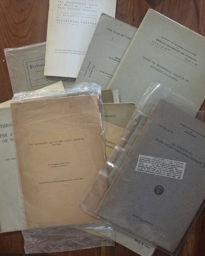 HUGE LOT of Native American/Indian Museum Papers Smithsonian Field