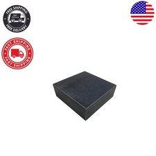 Professional Grade B Granite Surface Plate, 6" x 6" x 2" with Inspection Cert