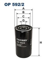 Filtron OP 592/2 ÖLfilter Schraubfilter FüR BMC Case IH DAF ERF Ford