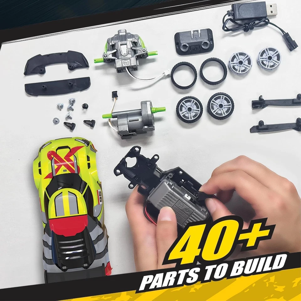 Silverlit Build 2 Drive RC Car Duo Set – Includes 2 Easy-to-Assemble Cars,...  - Image 3 of 4