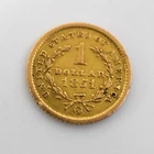 SCARCE 1851 O $1 One Dollar Gold Coin Higher Grade Liberty