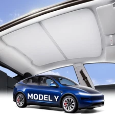 Zanch Tesla Model Y Roof Sunshade UV Reflective Magnetic Foldable 2020–2025