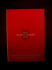 Hotel Plaza Athenee Paris Charming Elegant 6 x 8 1/4 Inch 24 Page Brochure Hotel Plaza Athenee Paris Charming Elegant 6 x 8 1/4 Inch 24 Page Brochure