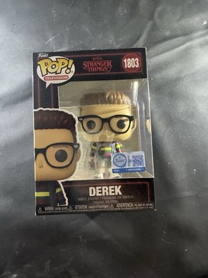 Funko Pop! Derek Turnbow #1803 Stranger Things Exclusive Vinyl Figure +PROTECTOR
