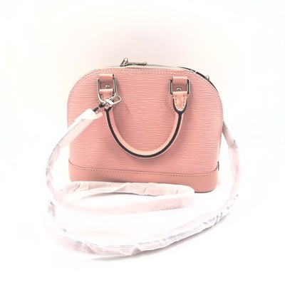 Pre-Owned Louis Vuitton LV Epi Leather Alma BB Pink Handle Bag