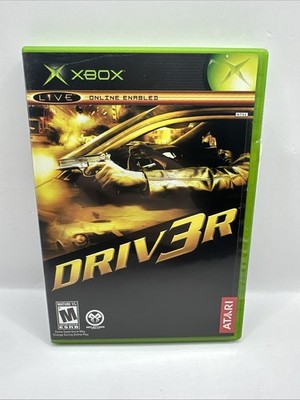 Driver 3 Classic Microsoft Xbox OG Complete CIB w/ Manual Tested Clean  