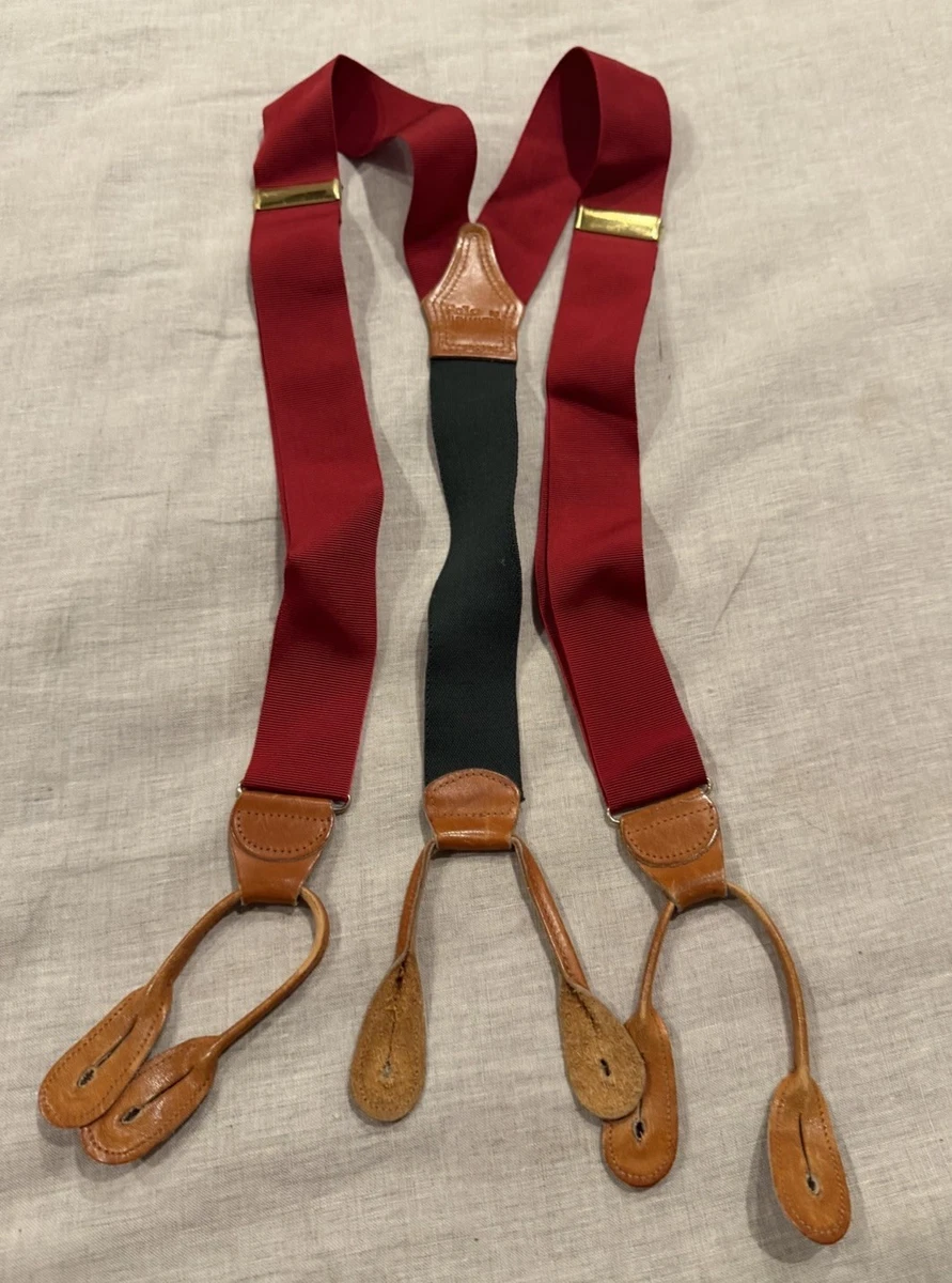 Polo Ralph Lauren Red Suspenders for Men for sale | eBay