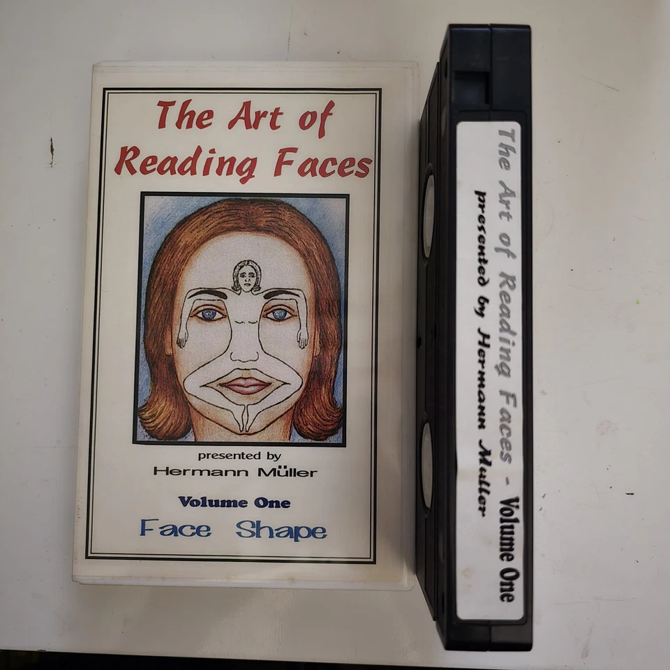 The Art Of Reading Faces x5 VHS Set By Herman Muller Psychosomatic Esoteric RARE - Image 3 of 4