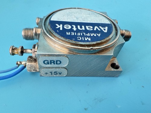 Amplificador de microondas Avantek SA80-0152M RF conector SMA 0,5–2 GHz +15 V - Imagen 5 de 6
