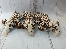 Lot 3 Philips Avent Giraffe Snuggle Plush Baby Pacifier Holders Soothers